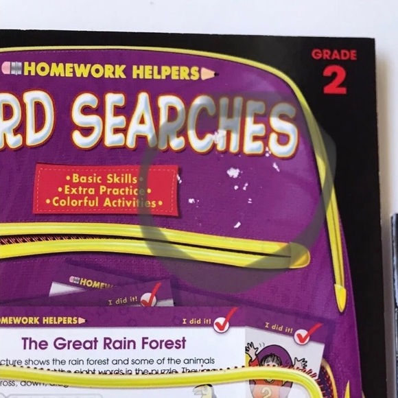 Homework Helpers Reading Comprehension Challenge Mazes & Word Search Grade 2 - Picture 7 of 7